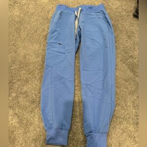 FIGS Blue Scrub Pants Joggers (extra small/petite)